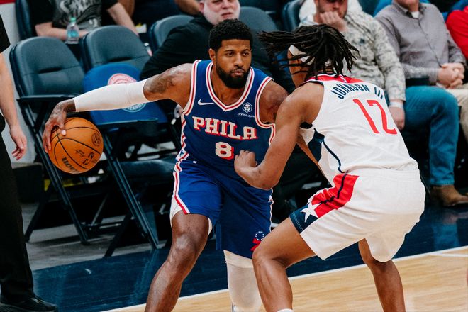 乔治禁赛25场后状态爆发 半场砍21分助76人狂胜奇